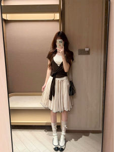 DUOMIAOTU | French Two Piece Dress Set