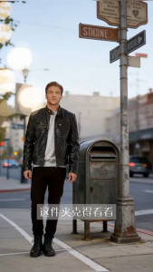 Mens Biker Leather Jacket Slim Fit Motorcycle Coat Windproof Casual Streetwear Zipper Jacket