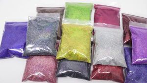 【Clearance Sale】150g Holographic Laser Nail Glitter Powder Sparkly Gold Silver Nail Fine Glitter Dust Nail Art Decorations