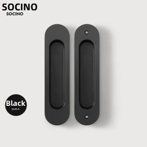 SOCINO | Dark Invisible Recessed Door Handle