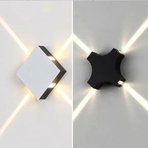 LED Wall Lamp Modern Mutifunction Outdoor Lighting for Yard Garden Corridor Balcony Waterproof Sconces Home Decors Wall Lights