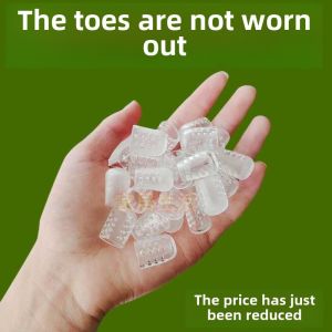 Toe Sleeve Protective Tube Breathable Silicone Toe Protection Separation Finger Small Toe Waterproof Sweat-Proof Transparent