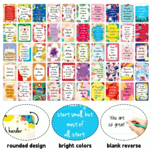 50Pcs/Set Creative Set of English Phrases English Short Phrase Creative Card Perfect for Giving to Friends