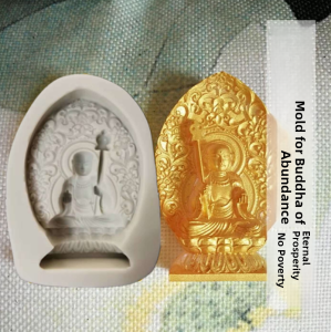 Pumen Temple Silicone Multiple Styles Grotto King Bodhisattva Figurines Home Decorations Synthetic Resin Characters