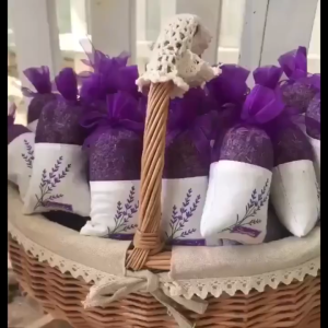 Túi Thơm Hoa Oải Hương Lavender – Combo 3 Túi – Khử Mùi Tủ Xe Hơi – Thư Giãn Chống Côn Trùng