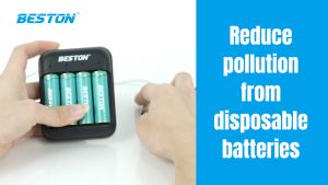 Hộp 4 Pin sạc 2A 1.5V 3A 1.5V Lithium Beston - AA - 3600mWh ( 2AN-100) pin đồ chơi pin máy ảnh pin remode