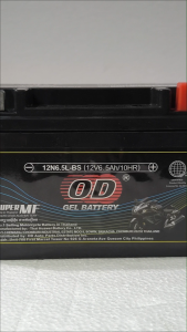 OD Gel Battery 12N6.5L-BS Maintenance-Free