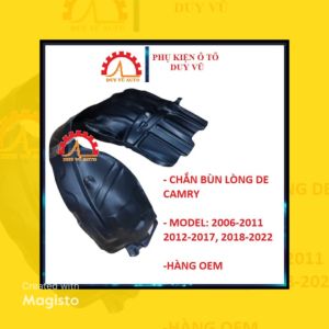 CHẮN BÙN LÒNG DÈ TRƯỚC CHẮN BÙN LÒNG TAI XE TOYOTA CAMRY ĐỜI 2007-2022