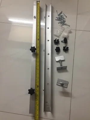 Bộ ray u và phụ kiện cửa chống ngập cao 70 cm. Lh tư vấn 0839698880