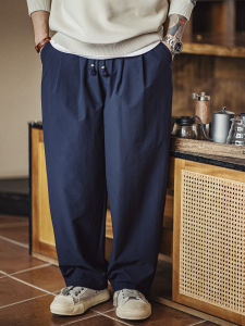 MADEN | Casual Drawstring Bubble Yarn Loose Tapered Breathable Men Pants