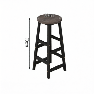 Leisure High-foot Real Wood Double Layer Bar Table