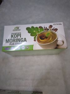KOPI MORINGA  PLUS  STEVIA  HEALTHY NUTRITIOUS COFFEE NO WHITE SUGAR ADA SIJIL HALAL EXPIRE Sep 2027