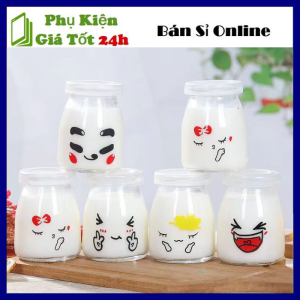 Hũ Thủy Tinh Chịu Nhiệt Có Nắp Đậy Loại 100ML / 200ML - Hũ Làm Sữa Chua  Panacota  Pudding - HŨ PET  CỐC  LY