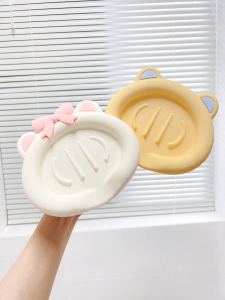 High-End Home Use Baby Laundry Soap Box Drain Pad Silicone Material Cute Design for Kindergarten Childrens Personal Care