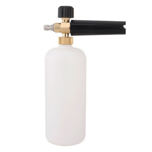 Vktech High Pressure Car Foam Cannon 1L with 1/4 Inch Connect and Wide Angle Nozzle for Efficient Exterior Cleaning