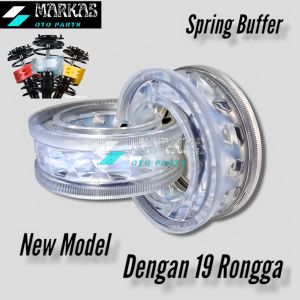 2pcs Spring Buffer Stabilizer Clear Toyota All New Avanza Belakang 1set Peredam Guncangan Mobil