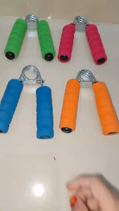 Handgrip Hang Grip Alat Bantu Fitnes Olahraga Tangan Untuk Pemula Wanita Lapis Busa Tebal
