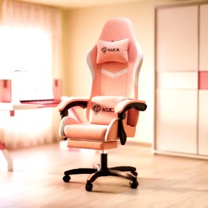 KUCA Kursi Kantor / Kursi Gaming / Katun Dan Linen Bernapas  / Kursi Kerja / Kursi Belajar / Kursi Santai / Gaming Chair/ Kursi Hidrolik [ Garansi lima tahun ]
