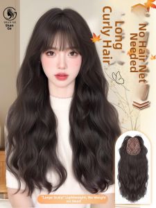 SHANGE | Quick Wear Wavy Long Wig No Net Required Fullness Enhancing Top Hairpiece
