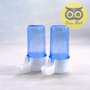 Kicau Mart Cepuk Dispenser Mini Italy Local Sepasang 1 Pcs Isi 2 Full Set Wadah Tempat Pakan Minum Hewan Burung Lovebird Hamster Sugar Glider CTBGKN