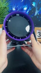 Quạt Để Bàn Mini 2 Trong 1 USB Di Động Có Thể Sạc Lại 1800mAh Với Màn Hình Hiển Thị LED Độ Ồn Thấp Quạt Làm Mát Mùa Hè 100 Cấp Độ Tốc Độ