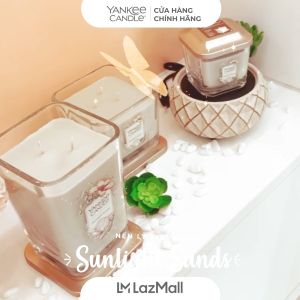 Nến ly vuông Elevation Yankee Candle size S - Sunlight Sands