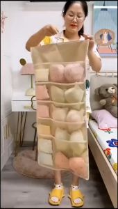 30 Grids Underwear sock shorts bras panties Closet Storage hanging bag pouch organizer