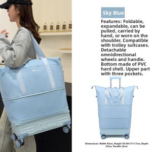 QIANRENSHI | Foldable Large Capacity Portable Lightweight Luggage Case