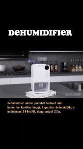 Dehumidifier Ruangan Kamar Penyerap Kelembaban Serap Air Portable 23W 1100ml