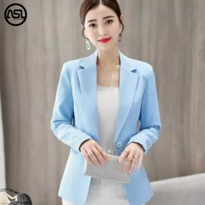 Blazer wanita biru muda / Jas wanita / Blazer wanita / Blazer wanita korea / Blazer wanita kantor / Jas wanita korea / Jas wanita kantor / Jas wanita biru muda