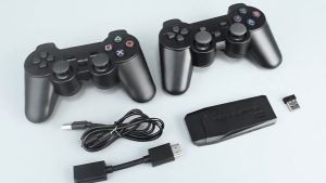 (Pengiriman cepat dikirim dari Jakarta)Konsol Game M8 Nirkabel Kompatibel Definisi Tinggi Mendukung Output 1080P Kompatibel untuk Ps1 Mini Retro Klasik Stik Game