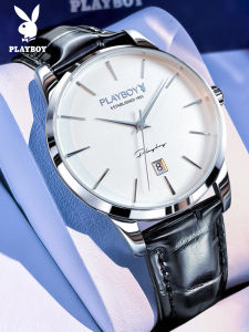 Playboy(PLAYBOY) | Waterproof Mechanical Mens Watch Leather Strap