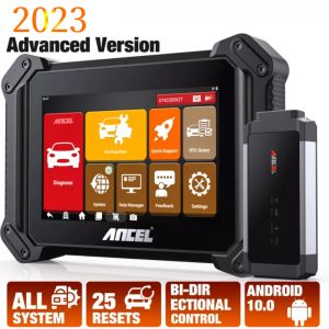 ANCEL V6 PRO/V6 Enhanced Bi-Directional Car Diagnostic Scan Tool ECU Coding Bluetooth All System OBD2 Scanner with 25+ Services Key programming IMMO ABS Bleeding Oil Reset DPF EPB Code Reader Touchscreen Tablet 2023 Newest