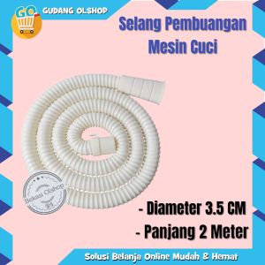 Selang Mesin Cuci 2meter Multi Flexible / Selang Pembuangan Mesin Cuci Universal