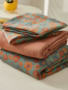 Class a Color Woven Embroidered Double Layer Cotton Bedding Set Baby And Maternity Grade 100 Pure Cotton Duvet Cover Pillowcase Single Double Size