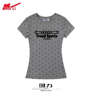 Warrior | Retro Polka Dot Sport T Shirt Cotton