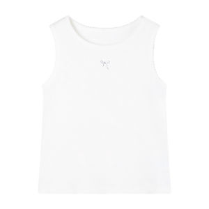 MUCMUKN | Sweet Design Criss Cross Edges Girls Tank Top