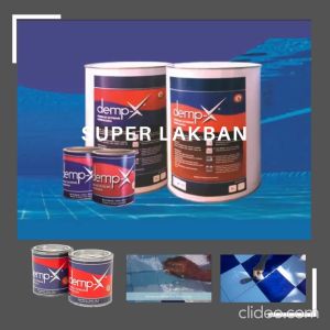 Lem Epoxy Anti Bocor DEMP-X 500g Merekat Dalam Air Kolam Ikan - Renang