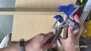 2025Aluminum Alloy T Corner Jig Clamp With Lock Woodworking Pocket Screw Hole Adjustable 5-30mm Board