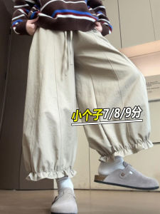 Quần Ống Rộng Xếp Ly Ren Cho Nữ Mùa Thu Quần Ống Rộng Thoải Mái Cạp Cao Quần Dài Thường Ngày Chất Liệu Khác Có Thể Co Giãn Nhẹ