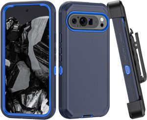 Military Grade OTT Protection Case For Google Pixel 10 9 8 Pro XL Hard Shockproof Raised Camera Bezel Cover with Rotate Clip
