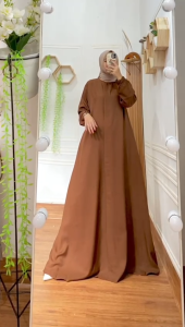 GAMIS SAKILA PREMIUM CANTIK DAN ELEGAN.BISA DI PAKAI SEMUA ACARA