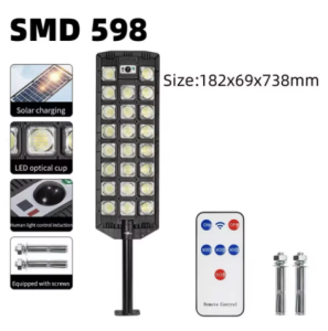 Ultra Bright LED Solar Lights Super Powerful Dusk to Dawn Solar Street Light with Motion Sensor 3X Brighter for Garden Backyard