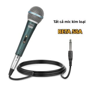 Micro Điện Dung Chuyên Nghiệp Có Dây Cho PC Karaoke Chơi Game Phát Trực Tiếp - Bộ Mic Hypercardioid Cầm Tay Với Hệ Thống Âm Thanh Hát