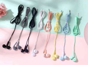 Earphone Macaron Glossy Hi Fi Stereo Super Bass u19 Suara jernih
