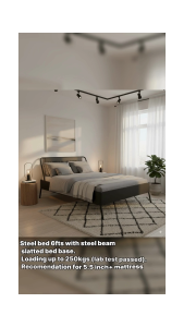 [จัดส่งพร้อมติดตั้งฟรี] KIOSK เตียง6ฟุต รุ่น Cushy