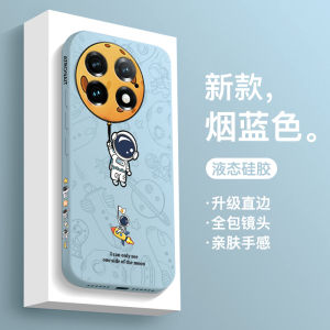 OnePlus Ace5 Pro Phone Case: Liquid Silicone Full Cover Anti-Fall Creative Cartoon Planet Couple Style