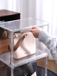 Handbag Display Case Dustproof Acrylic Display Box Stackable Storage Box 包包收纳展示盒