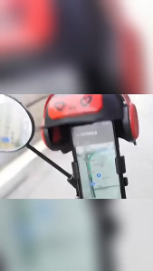 Giá Đỡ Điện Thoại N2 Trên Xe Máy Kèm Mũ Bảo Hiểm Che Nắng Mưa