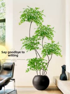 High-end Faux Plant Decorative Bonsai Nandina Simulated Tree